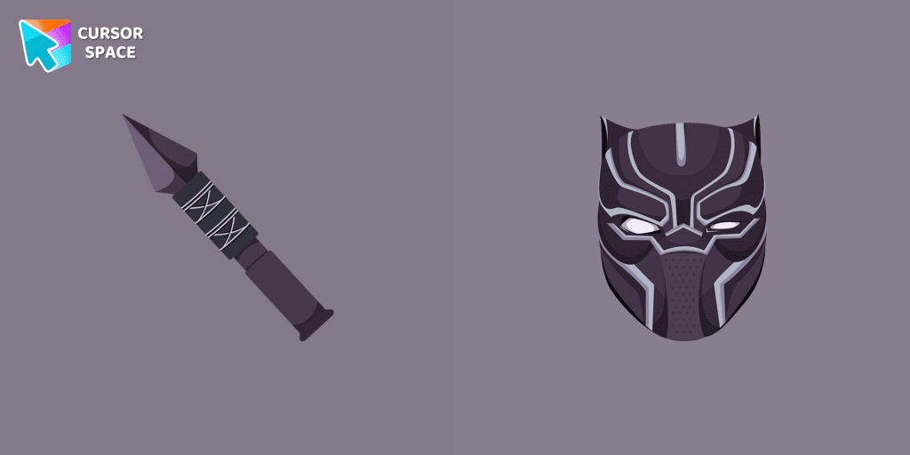 Black Panther cursor cursor pack
